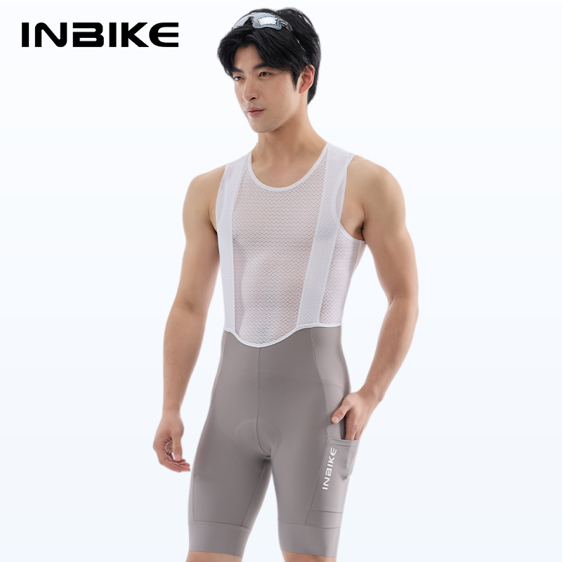 Cycling Commuter Trousers - INBIKE Summer Cycling Bibs Men Long