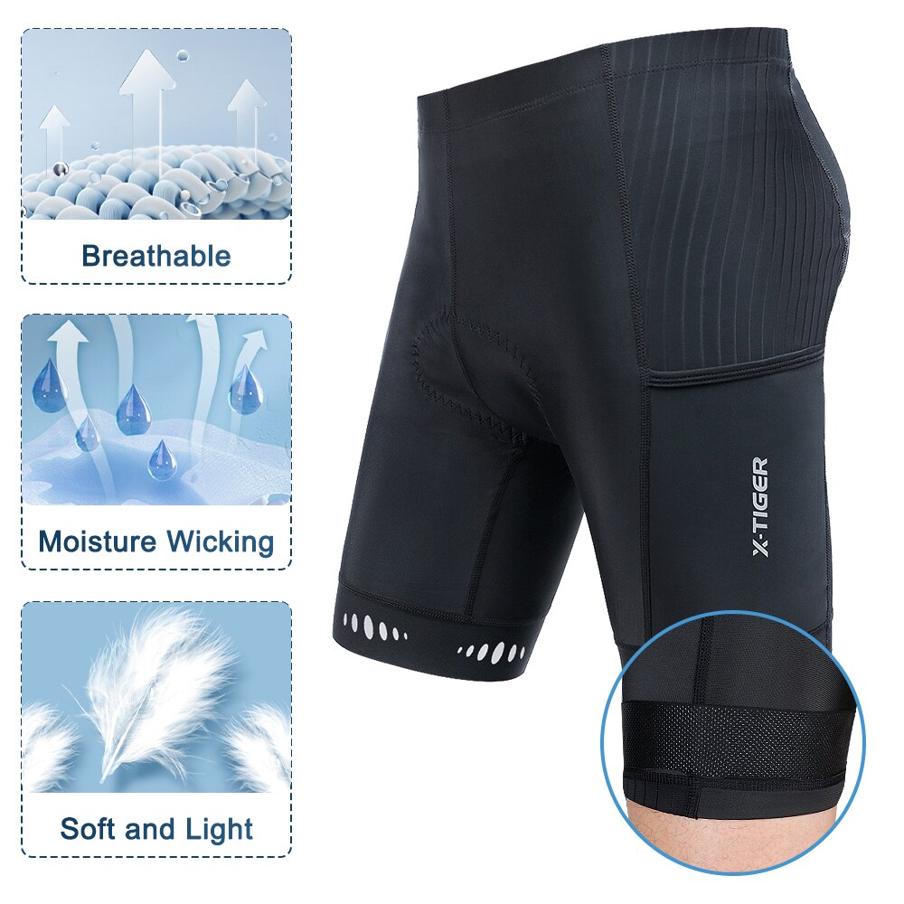 X-TIGER Men Cycling Shorts wit - đánh giá và giá Cycling Commuter Pants
