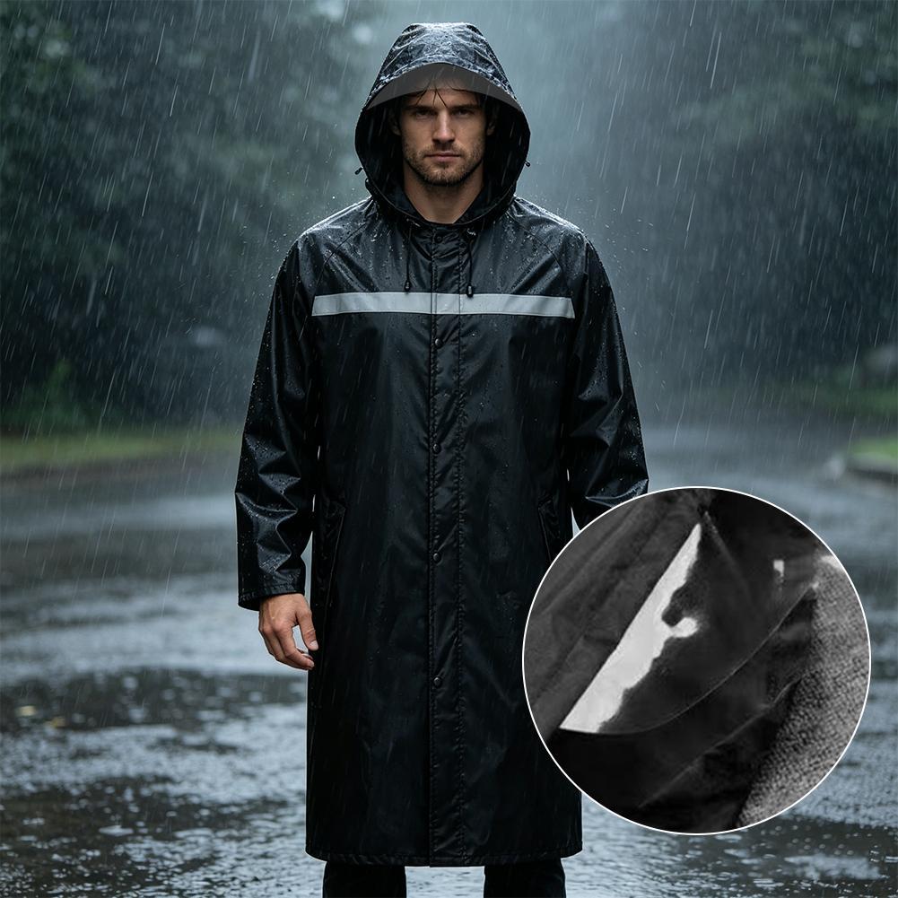 Waterproof Hooded Rain Poncho, - đánh giá và giá Cycling Commute Rain
