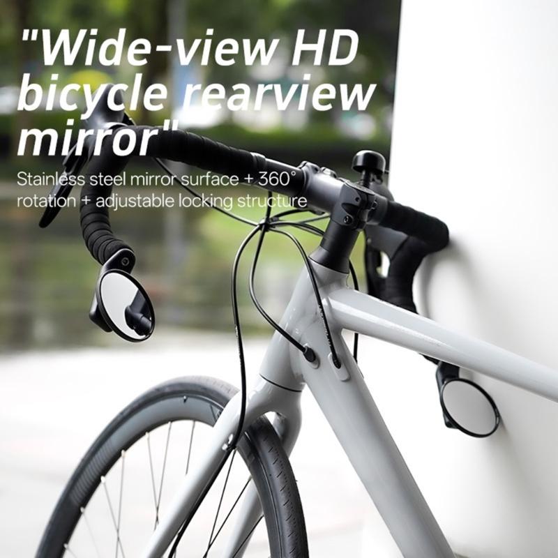 Bộ gương xe đạp góc nhìn rộng  - đánh giá và giá Cycling In City
